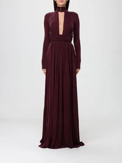 ELISABETTA FRANCHI DRESS ELISABETTA FRANCHI WOMAN COLOR WINE,435292114