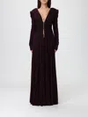 Elisabetta Franchi Dress  Woman Color Wine In Burgundy