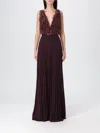 Elisabetta Franchi Abito In Burgundy