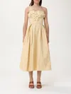 Elisabetta Franchi Dress  Woman Color Yellow In イエロー