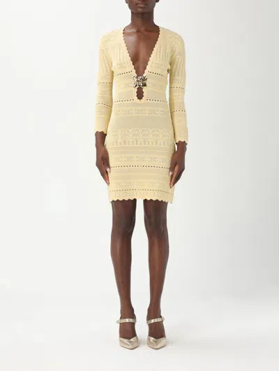 ELISABETTA FRANCHI DRESS ELISABETTA FRANCHI WOMAN COLOR YELLOW,G67764003