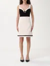Elisabetta Franchi Butter And Black Dress