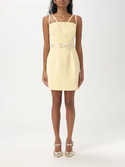 ELISABETTA FRANCHI DRESS ELISABETTA FRANCHI WOMAN COLOR YELLOW,426440003