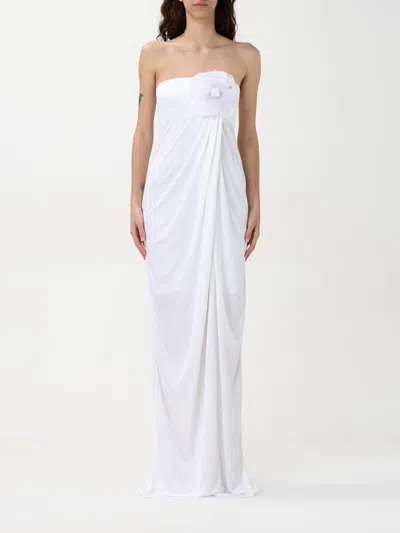 Elisabetta Franchi Dress  Woman Color Ivory In Ivory