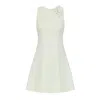 Elisabetta Franchi Vestido Midi - Blanco In Menta