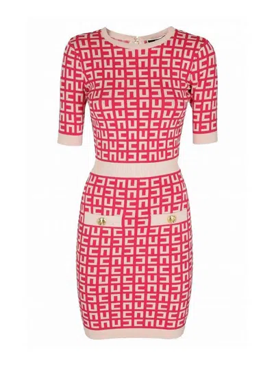ELISABETTA FRANCHI VESTIDO MIDI - MULTICOLOR