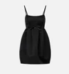 Elisabetta Franchi Dress With Bow In Black