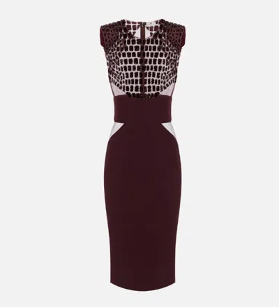 ELISABETTA FRANCHI ELISABETTA FRANCHI DRESS WITH COCONUT EMBROIDERY