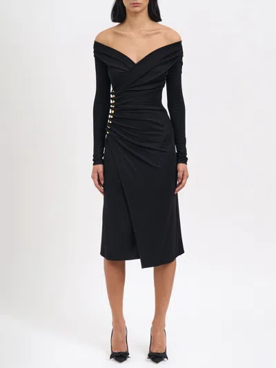 ELISABETTA FRANCHI ELISABETTA FRANCHI DRESS WITH JEWEL BUTTONS