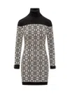 Elisabetta Franchi Dress With Logo In White