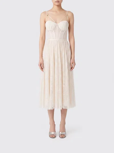Elisabetta Franchi Events Lace Dress In Pink