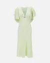 Elisabetta Franchi Mint Viscose Crepe Dress