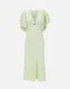 Elisabetta Franchi Mint Viscose Crepe Dress