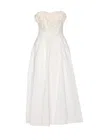 Elisabetta Franchi Roses Corset Floral Heart Midi Dress