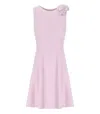 Elisabetta Franchi Quarzo Sheath Dress With Brooch