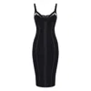 Elisabetta Franchi Adjustable Straps Bustier Cut-out Midi Pencil