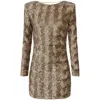 Elisabetta Franchi Sequin-embellished Tulle Mini Dress