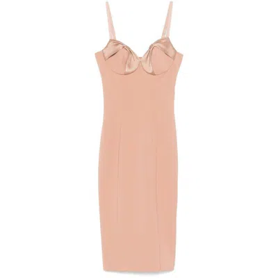 Elisabetta Franchi Dresses In Beige