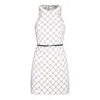 Elisabetta Franchi Stretchy Polyester Blend Dress In Beige
