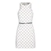 Elisabetta Franchi Stretchy Polyester Blend Dress In Beige