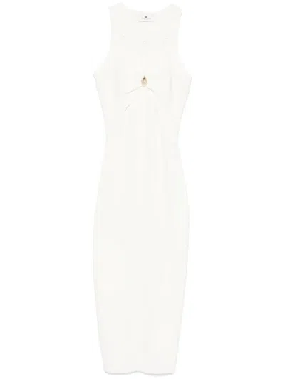Elisabetta Franchi Dress In White