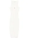 Elisabetta Franchi Knit Dress In Beige