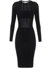 Elisabetta Franchi Dress In Black
