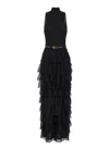 Elisabetta Franchi Dress In Black