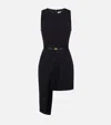 Elisabetta Franchi Suit With Tuxedo Details In Black