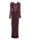 Elisabetta Franchi Sequin-embellished Maxi Dress In Black