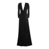 Elisabetta Franchi Black Dress In Black