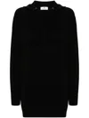 Elisabetta Franchi Sweatshirtkleid Mit Kapuze In Black