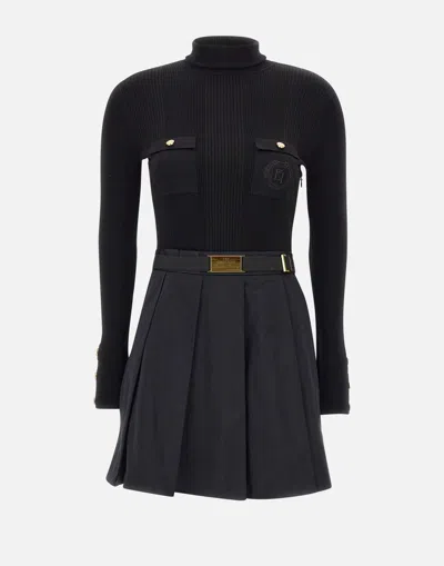 ワンピース ELISABETTA FRANCHI Women Dresses AM92B46E2110 BLACK Mini dress Elisabetta Franchi black jersey | H-Brands