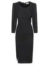 Elisabetta Franchi Robe Manteau Dress In Boucle Wool
