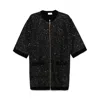 Elisabetta Franchi Sequin-embellished Mini Dress In Black