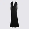 Elisabetta Franchi Black Dress In Black