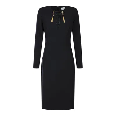 ELISABETTA FRANCHI DRESSES BLACKS AND GREYS