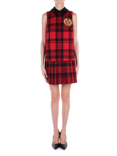 ELISABETTA FRANCHI ELISABETTA FRANCHI DRESSES BORDEAUX