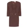 Elisabetta Franchi Dresses Brown In Brown