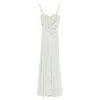 Elisabetta Franchi Floral-embroidery Lurex Gown In Green