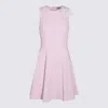 Elisabetta Franchi Light Crepe Dress With Floral Detail