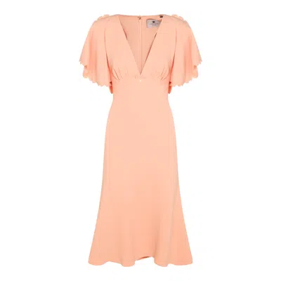 ELISABETTA FRANCHI DRESSES PEACH ROSE