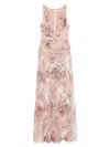 Elisabetta Franchi Sequin-embellished Gown In Pink