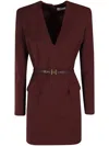 Elisabetta Franchi Abito In Rouge Noir