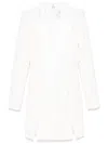 Elisabetta Franchi Single-breasted Crepe Blazer In White