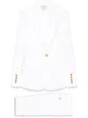 Elisabetta Franchi Crepe Blazer In White