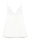 Elisabetta Franchi Floral-applique Dress In White