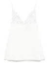 Elisabetta Franchi Floral-applique Dress In White