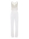 Elisabetta Franchi Jumpsuit With Decoration In Animal Print