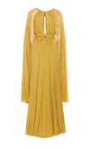 Elisabetta Franchi Red Carpet Dress In Yellow